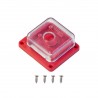 Arducam Acrylic Camera Enclosure Case for Raspberry Pi Camera Module 3/V1/V2/ and Arducam 16MP/64MP Red