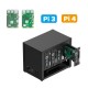 Upgraded Enclosure for Raspberry Pi Cluster Compatible with Pi 5/4B/3B/3B+ 4×2.5 inch SSD Support PoE+ HAT Switch 2 Cooling