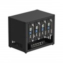 Upgraded Complete Enclosure for Raspberry Pi Cluster, Compatible with Raspberry Pi 5, 4B, 3B+/3B, and Other B Models, House Up