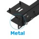 Front Removable 1U Rack Mount for Raspberry Pi with 4 Mounting Brackets for Raspberry Pi 5 4B 3B+/3B and Other B Models