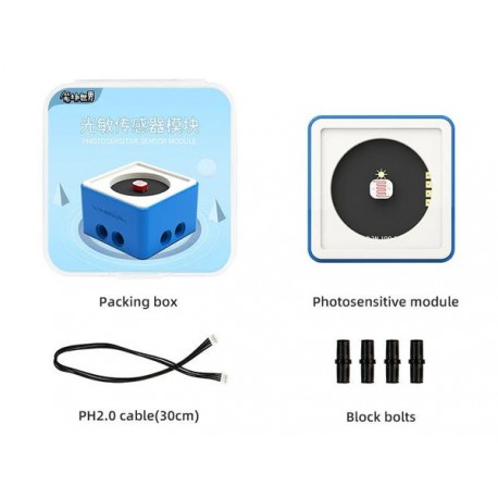 World of Module Series Building Block Sensor Kit compatible Micro:bit V2/V1.5 Arduino UNO Raspberry Pi Pico - Photosensitive