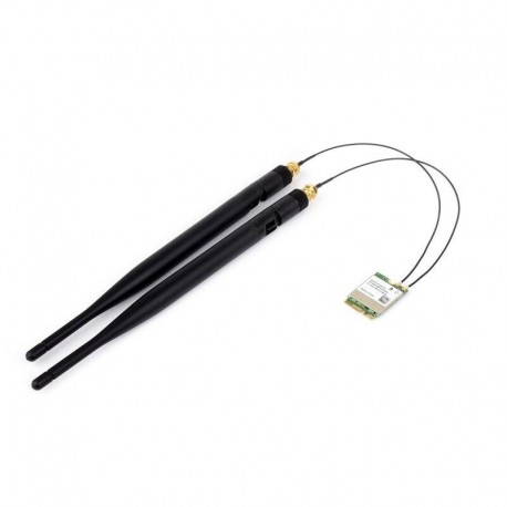 RTL8822CE Wireless NIC Kits 2.4G/5GHz Dual-Band WiFi 5 Bluetooth 5.0 with External Antenna Compatible Jetson Orin