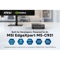 MSI EdgeXpert MS-C931 128GB SSD 4TB Nvidia DGX Spark Platform