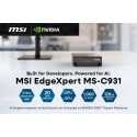 MSI EdgeXpert MS-C931 128GB SSD 4TB Nvidia DGX Spark Platform