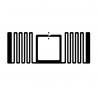 UHF RFID Label Tag 45x18mm Alien H10