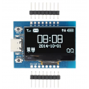 ESP32-C3 Development Board With 1.3 inch OLED Display Module White WiFi Bluetooth Module For Smart Home