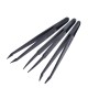 Pinset set 6 pcs Anti Static Electronic Tweezers Kit ESD Plastic PCB Repair Hand Tools Set