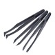Pinset set 6 pcs Anti Static Electronic Tweezers Kit ESD Plastic PCB Repair Hand Tools Set