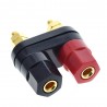 Terminal Red Black Connector Terminal Binding Post Banana Speaker Plug Jack Adapter Socket
