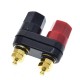 Terminal Red Black Connector Terminal Binding Post Banana Speaker Plug Jack Adapter Socket