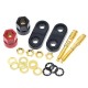 Terminal Red Black Connector Terminal Binding Post Banana Speaker Plug Jack Adapter Socket