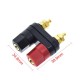 Terminal Red Black Connector Terminal Binding Post Banana Speaker Plug Jack Adapter Socket