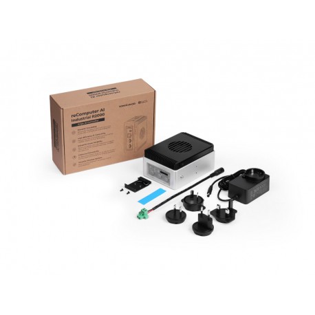 reComputer AI Industrial R2145-12 Raspberry Pi Industrial Edge AI Raspberry Pi CM5 Hailo-8 AI 26TOPS 16GB RAM 32GB eMMC