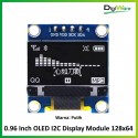 LCD OLED Display 0.96 inch 128x64 White I2C