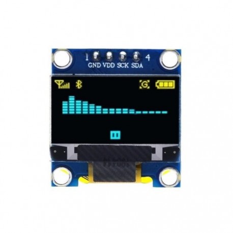 LCD OLED Display 0.96 inch 128x64 I2C Blue Yellow