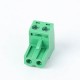Terminal Block Pluggable 2 pin Female 5.08mm Hijau 2EDG