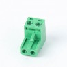 Terminal Block Pluggable 2 pin Female 5.08mm Hijau 2EDG