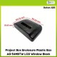 Project Box Enclosure Plastic Box AG-54MBTW LCD Window Black