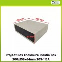 Project Box Enclosure Plastic Box 200x158x64mm 203-115A