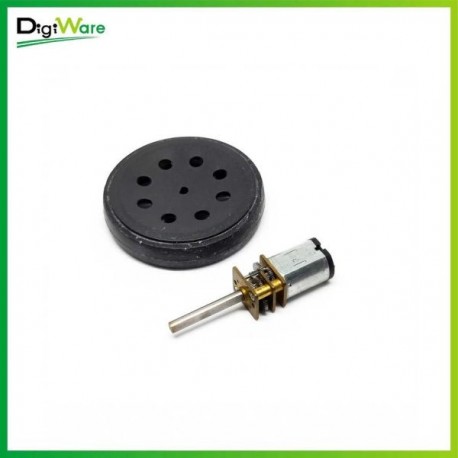 Motor DC Metal Gear 5V dan Roda Wheel