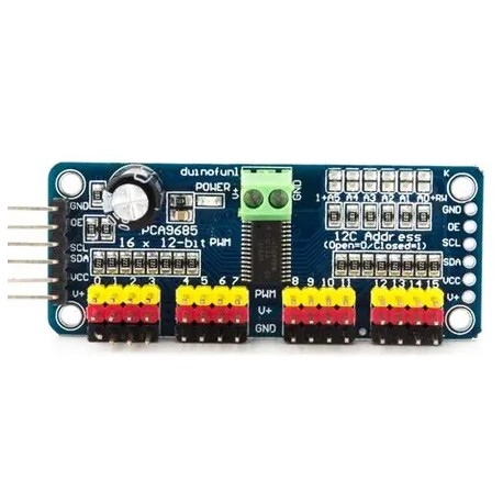 PCA9685 16 Channel 12Bit PWM Servo Driver I2C Interface