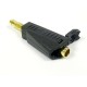 KAG-4 4mm Stackable Plug Gold (black)