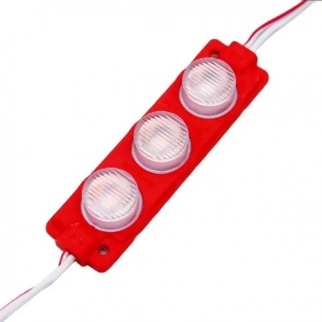 ED Strip 3 Mata 3W 220V AC Merah