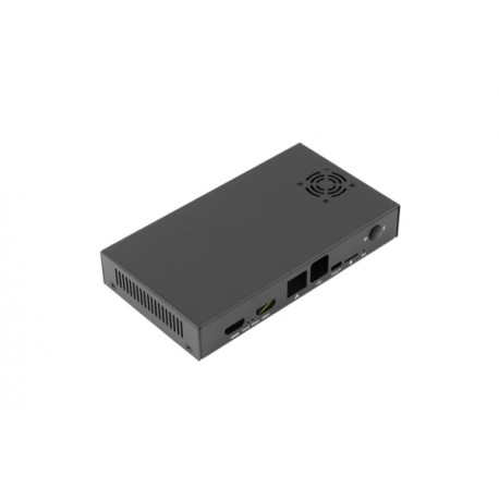 Official Raspberry Pi Compute Module 5 IO Board Metal Case with DC Brushless Cooling Fan Suitable for Compute Module 5 IO Board