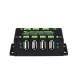 Industrial Grade USB Hub Extending 4x USB 2.0 Ports with Switchable Dual Hosts