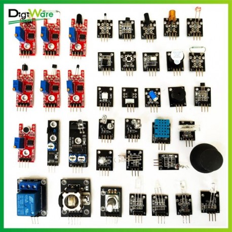 37 in 1 Sensor Kit for Arduino High Quality Kit with Plastic Box