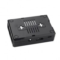 Raspberry Pi 3 ABS Case Black Enclosure Support Fan 40 pin GPIO Hole Hitam