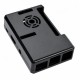 Raspberry Pi 3 ABS Case Black Enclosure Support Fan 40 pin GPIO Hole Hitam