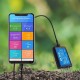 Temperature Moisture EC PH NPK Soil Tester Portable USB Type C 8 in 1 Soil Sensor with Free Android App