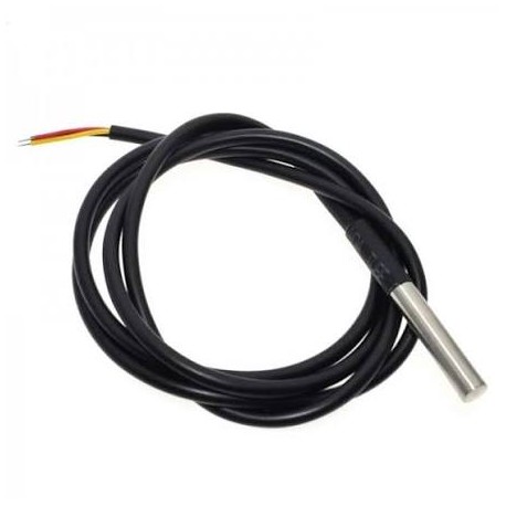DS18B20 Waterproof Temperature Probe Sensor Suhu 3 Meter