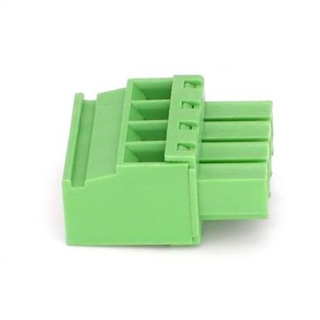 Terminal Block Pluggable 4 Pin Female 3.81mm Hijau