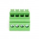 Terminal Block Pluggable 4 Pin Female 3.81mm Hijau