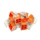 Terminal Konektor Kabel 4 Pin Lubang 0.75-2.5mm 18-12AWG Mudah Aman