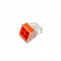 Terminal Konektor Kabel 4 Pin Lubang 0.75-2.5mm 18-12AWG Mudah Aman