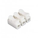 Quick Cable Wire Connector 3 Pin Push Konektor Kabel 3P Terminal