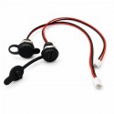 Konektor USB Socket Type C Bulat Jack Female Hitam