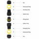 M20 IP68 Waterproof Wire Socket Connector Kabel 2.5mm 2P Core Line