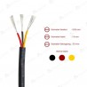 Kabel AWG24 (3 Jalur) + Selongsong (per meter)