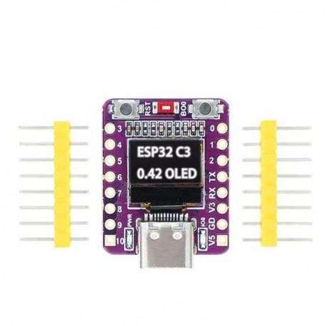 ESP32 C3 OLED Development Board with WiFi Bluetooth 0.42 Inch OLED Display