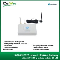 LG308N-EC25 Indoor LoRaWAN Gateway with 4G 915 MHz include cellular 4G LTE