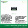 Industrial 8 Channel ESP32-S3 WiFi Relay Module, isolated RS485 Xtensa 32-bit LX7 Dual core With Multiple Isolation Protection