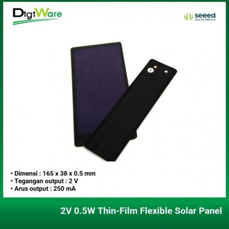 2V 0.5W Thin-Film Flexible Solar Panel