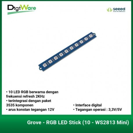 Grove - RGB LED Stick (10 - WS2813 Mini)