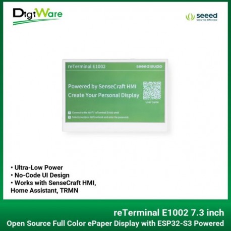 reTerminal E1002 7.3 inch Open Source Full Color ePaper Display with ESP32-S3 Powered