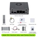 Jetson Orin Aluminum Alloy Case for Orin Nano Super/Orin NX Super with Case and Camera Bracket
