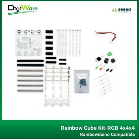 Rainbow Cube Kit-RGB 4x4x4 (Rainbowduino Compatible)
